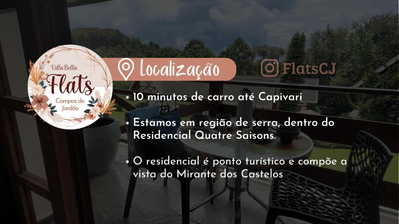 Campos do JordãoDuplex Luxo Com Piscina Aquecida, Lareira E Wifiアパートメント エクステリア 写真
