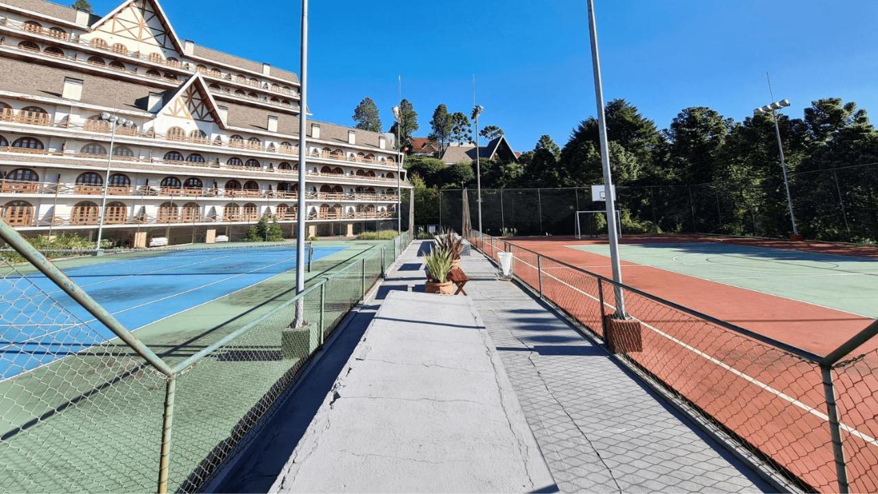 Campos do JordãoDuplex Luxo Com Piscina Aquecida, Lareira E Wifiアパートメント エクステリア 写真