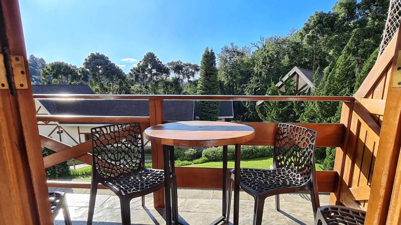 Campos do JordãoDuplex Luxo Com Piscina Aquecida, Lareira E Wifiアパートメント エクステリア 写真