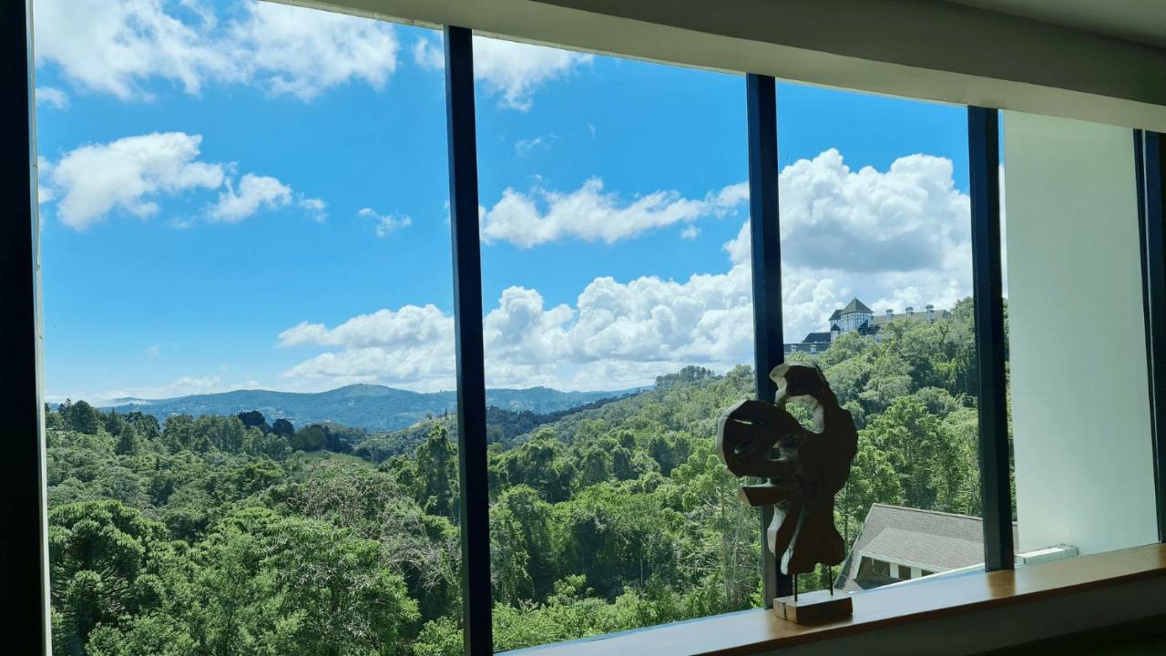 Campos do JordãoDuplex Luxo Com Piscina Aquecida, Lareira E Wifiアパートメント エクステリア 写真